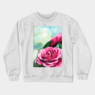 Pink rose Crewneck Sweatshirt